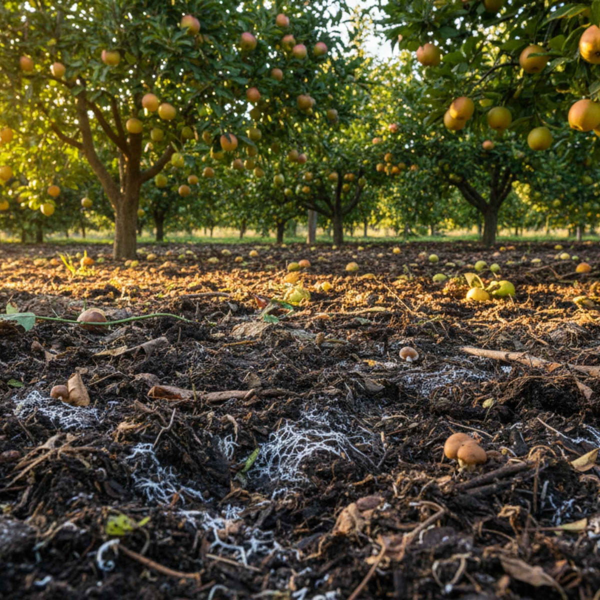 Materia orgánica y estabilidad del sistema frutal